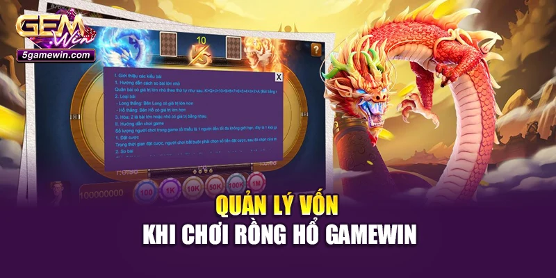 Quản lý vốn khi chơi Rồng Hổ Gamewin